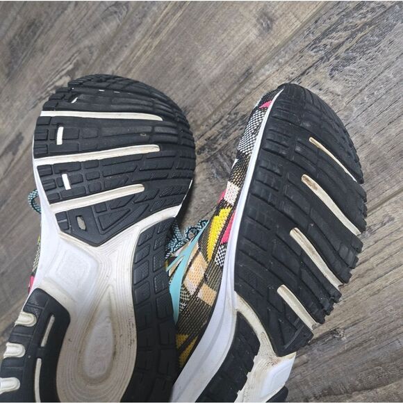 Brooks DNA Revel Running Sneakers Womens Multi-Color Geometric Print Shoes 7.5 - Picture 9 of 13